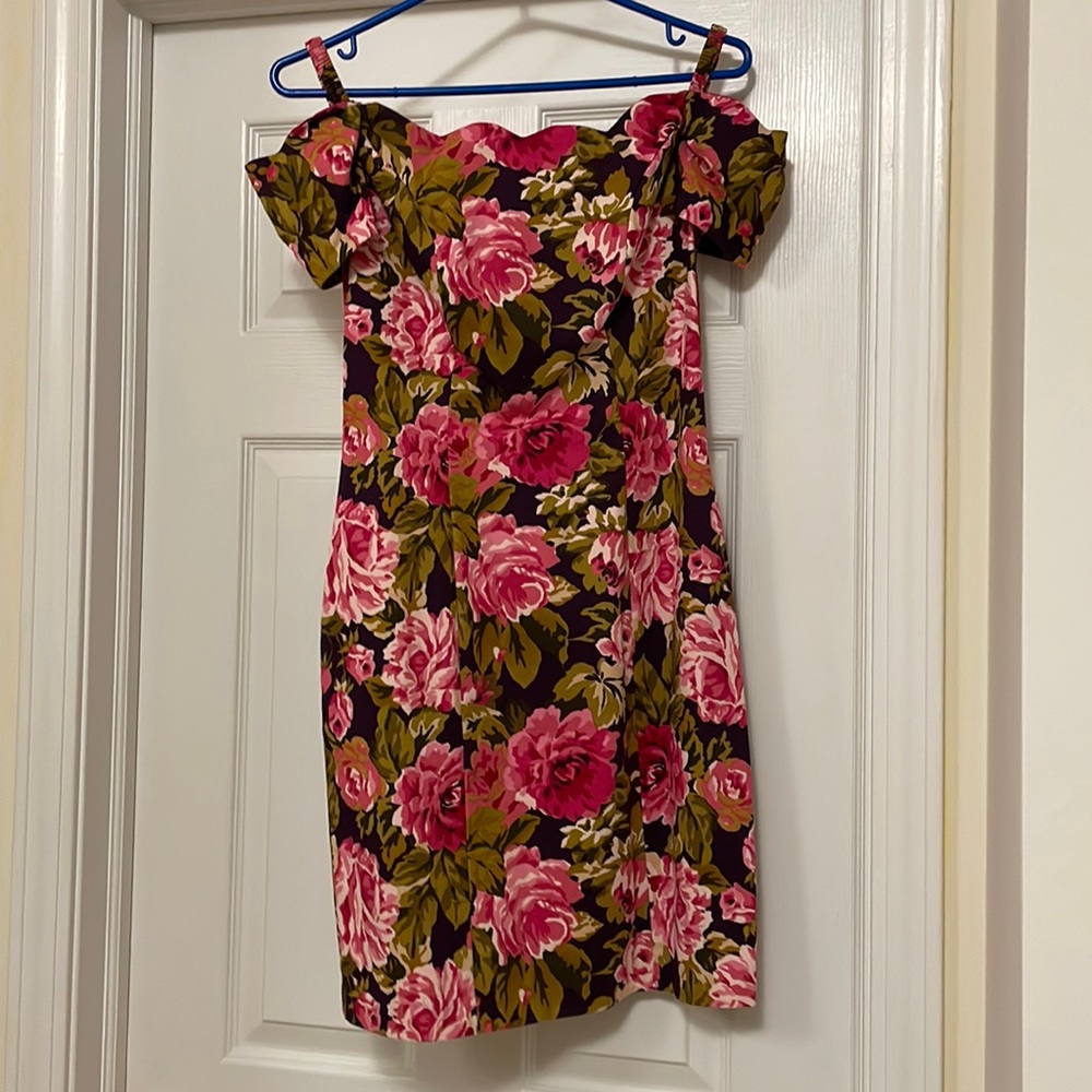 Vintage ‘80s floral print minidress